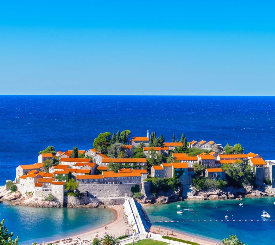 Sveti,Stefan,(saint,Stephan),Island,,A,Small,Islet,And,Hotel